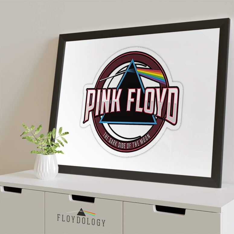 Pink Floyd Dark Side Of The Moon Badge Logo Poster Pink Floyd Dark Side Of The Moon Badge Logo Poster