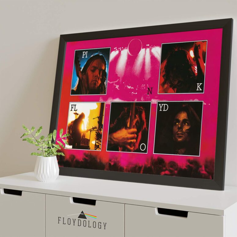 Pink Floyd Live Show Digital Art Poster