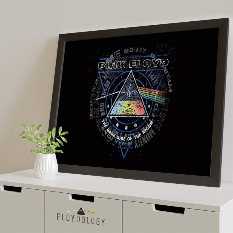 Pink Floyd Moon Phase Dark Side of the Moon Poster