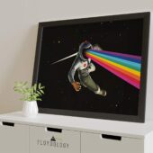Left2d Backpack Golden Dark Side Of The Moon - OtherBrick