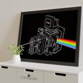 Left2d Backpack Golden Dark Side Of The Moon - OtherBrick