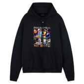 Retro Pink Floyd Members Front Hoodie Black - OtherBrick