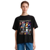 Retro Pink Floyd Members Front Shirt Woman Black - OtherBrick