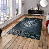 Rug2 Caligrama Shine On You Crazy Diamond Pink Floyd Rug - OtherBrick
