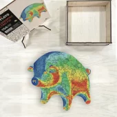Left2d Backpack Golden Dark Side Of The Moon - OtherBrick