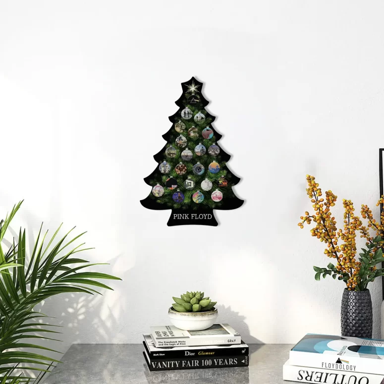 Iconic Xmas Tree - Pink Floyd Wooden Album Icon Jigsaw Puzzle