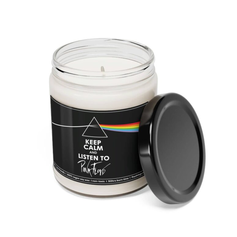 Keep Calm and Listen to - Pink Floyd Candle Keep Calm and Listen to - Pink Floyd Candle