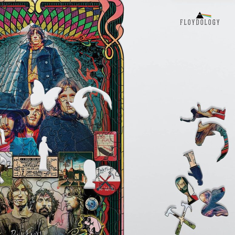 Memories - Pink Floyd Wooden Album Icon Jigsaw Puzzle