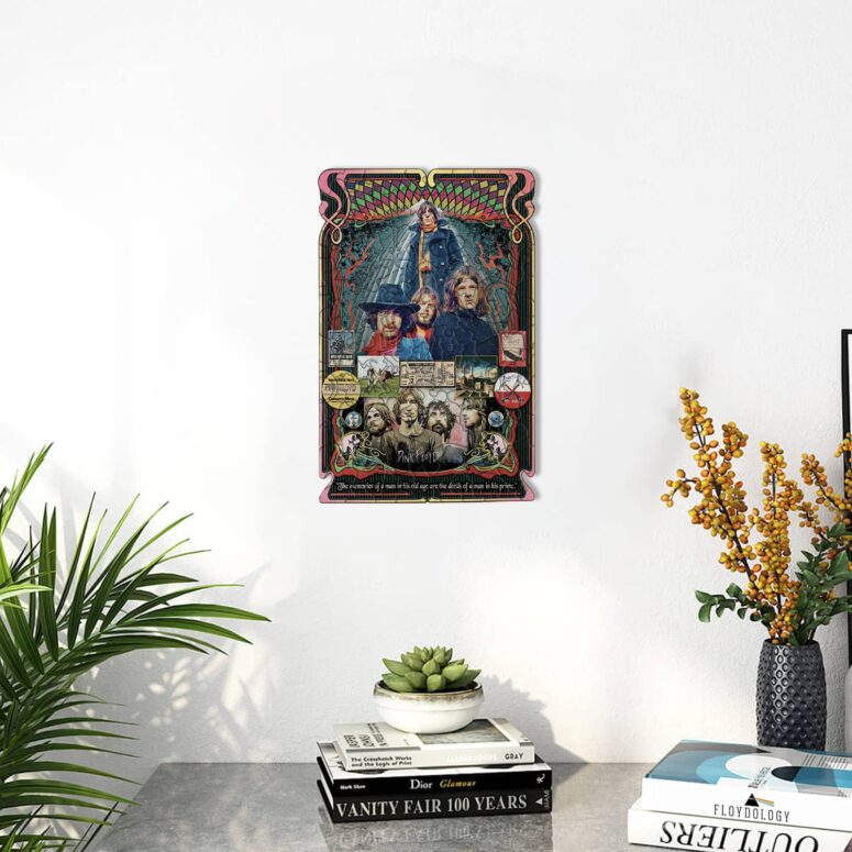 Memories - Pink Floyd Wooden Album Icon Jigsaw Puzzle