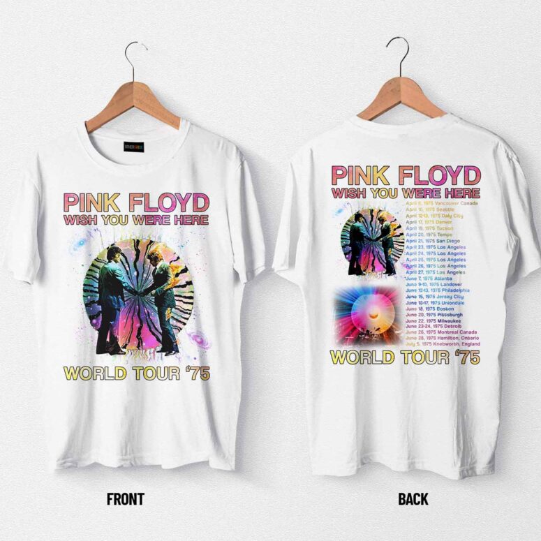 Pink Floyd Wish You Were Here World Tour 1975 Shirt Pink Floyd Wish You Were Here World Tour 1975 Shirt