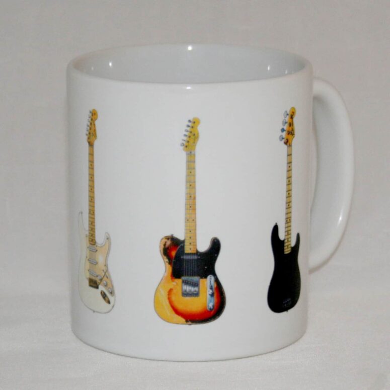 Pink Floyd's Famous Guitars The Black Strat Mug Pink Floyd's Famous Guitars The Black Strat Mug