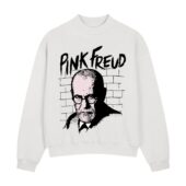 Pink Freud Dark Side Of Your Mom Parody Front Sweatshirt White - OtherBrick