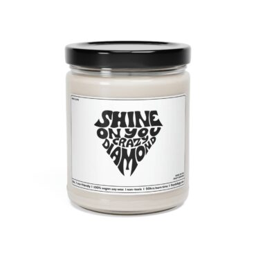 Shine On You Crazy Diamond - Pink Floyd Candle Shine On You Crazy Diamond - Pink Floyd Candle