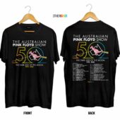 The Australian Pink Floyd Show Tour Concert 2023 Double Sided Black - OtherBrick