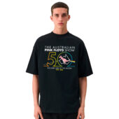 The Australian Pink Floyd Show Tour Concert 2023 Front Shirt Man Black - OtherBrick