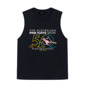 The Australian Pink Floyd Show Tour Concert 2023 Front Tank Black - OtherBrick