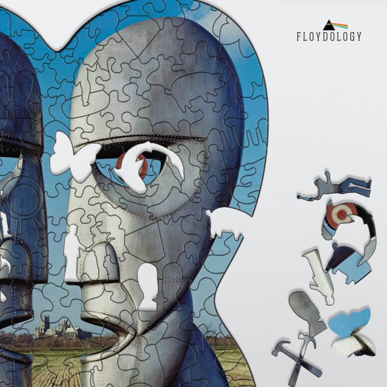 The Division Bell Morning Cathedral - Pink Floyd Wooden Album Icon Jigsaw Puzzle