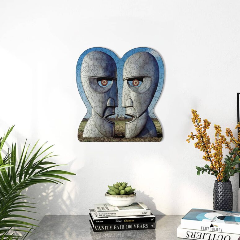 The Division Bell Morning Cathedral - Pink Floyd Wooden Album Icon Jigsaw Puzzle