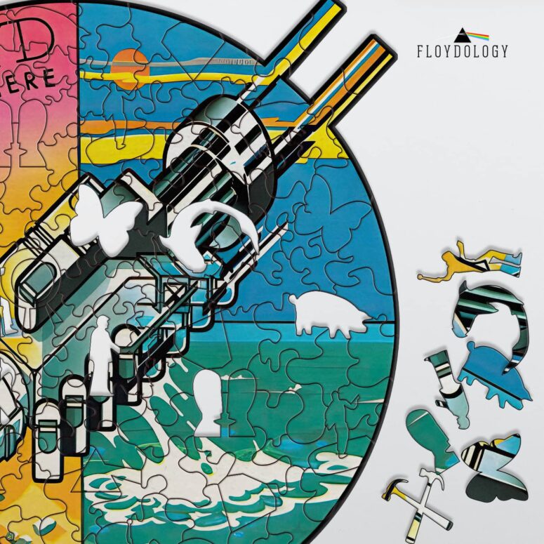 Wish You Were Here - Pink Floyd Wooden Album Icon Jigsaw Puzzle