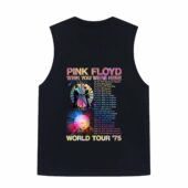 Wish You Were Here World Tour 1975 Back Tank Black - OtherBrick