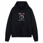 Wish You Were Here World Tour 1975 Front Hoodie Black - OtherBrick