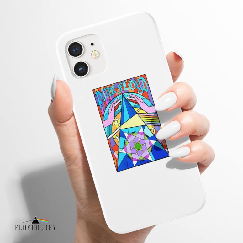 Band Stained Glass Colorful - Pink Floyd Phone Case Band Stained Glass Colorful - Pink Floyd Phone Case