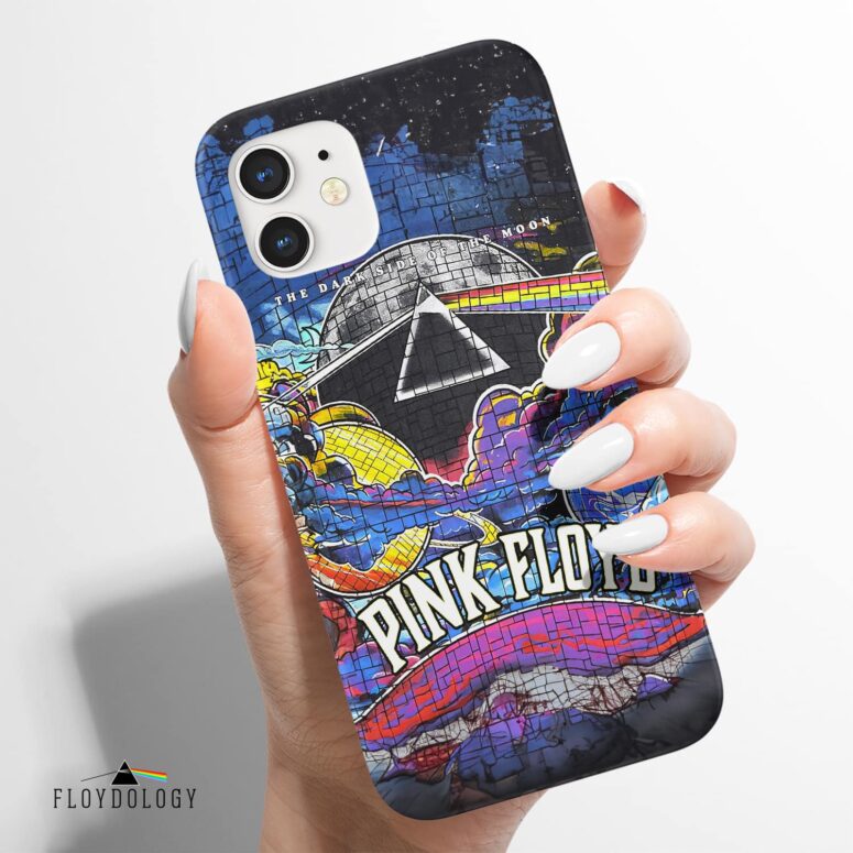 Dark Side Of The Moon The Wall Brick Art - Pink Floyd Phone Case Dark Side Of The Moon The Wall Brick Art - Pink Floyd Phone Case