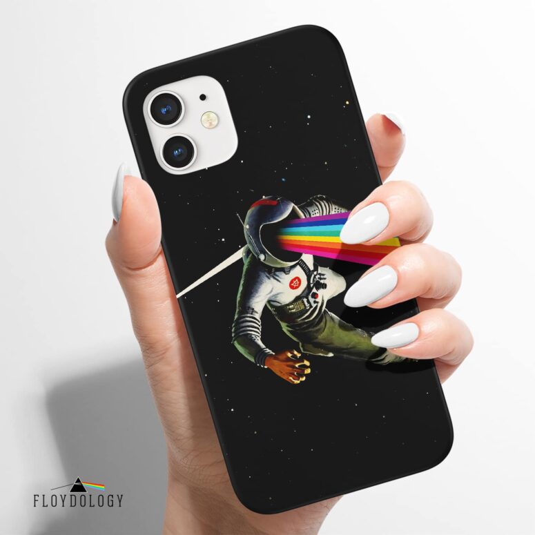 Rainbow Astronaut-Surreal Dark Side Of The Moon - Pink Floyd Phone Case