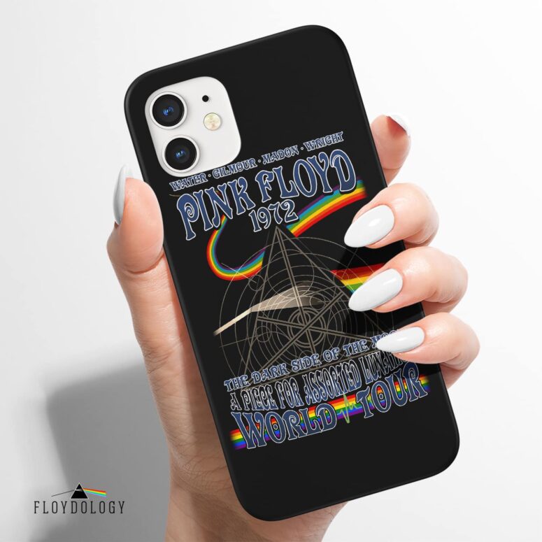 TDSOTM Assorted Lunatics World Tour - Pink Floyd Phone Case