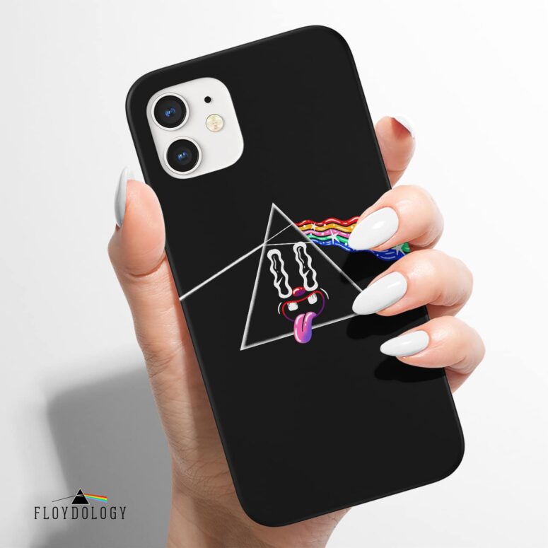 The Dark Side Of The Moon Retro PopArt Illustration - Pink Floyd Phone Case