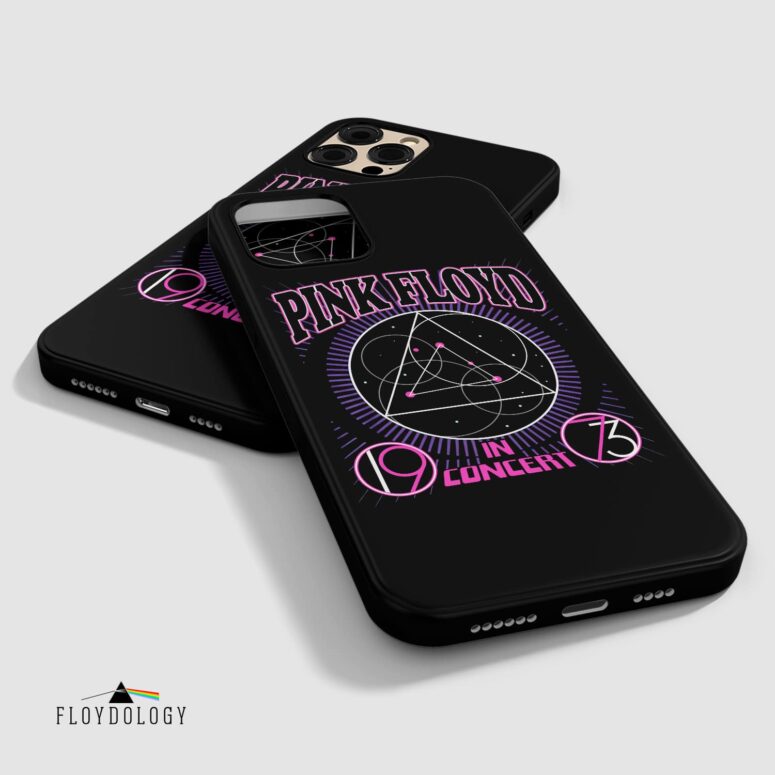 Drawing In Concert Tour 1973 - Pink Floyd Phone Case Drawing In Concert Tour 1973 - Pink Floyd Phone Case