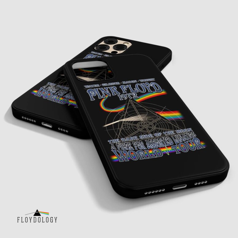 TDSOTM Assorted Lunatics World Tour - Pink Floyd Phone Case