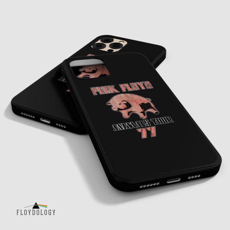 Vintage Animals US Tour 77 Pig Can Fly front - Pink Floyd Phone Case