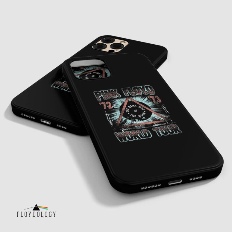 Vintage Dark Side 1972 1973 World Tour - Pink Floyd Phone Case Vintage Dark Side 1972 1973 World Tour - Pink Floyd Phone Case
