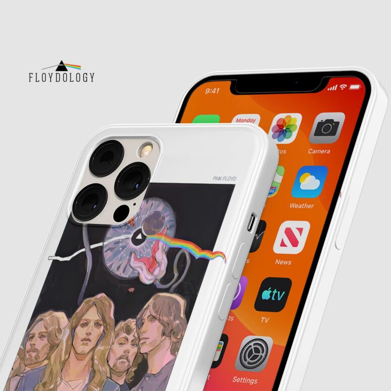 Band DSOTM Drawing Art - Pink Floyd Phone Case Band DSOTM Drawing Art - Pink Floyd Phone Case