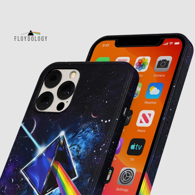 Dark Side Of The Moon Cosmic Prism Rainbow Galaxy - Pink Floyd Phone Case Dark Side Of The Moon Cosmic Prism Rainbow Galaxy - Pink Floyd Phone Case