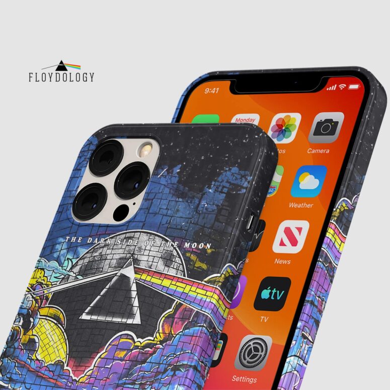 Dark Side Of The Moon The Wall Brick Art - Pink Floyd Phone Case Dark Side Of The Moon The Wall Brick Art - Pink Floyd Phone Case