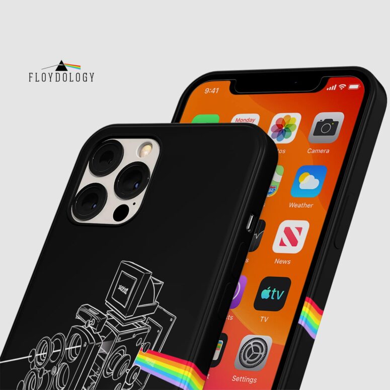 The darkside of the Twin-Lens Reflex - Pink Floyd Phone Case