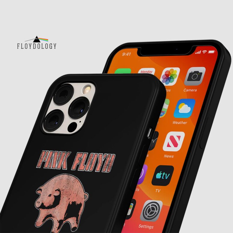 Vintage Animals US Tour 77 Pig Can Fly front - Pink Floyd Phone Case