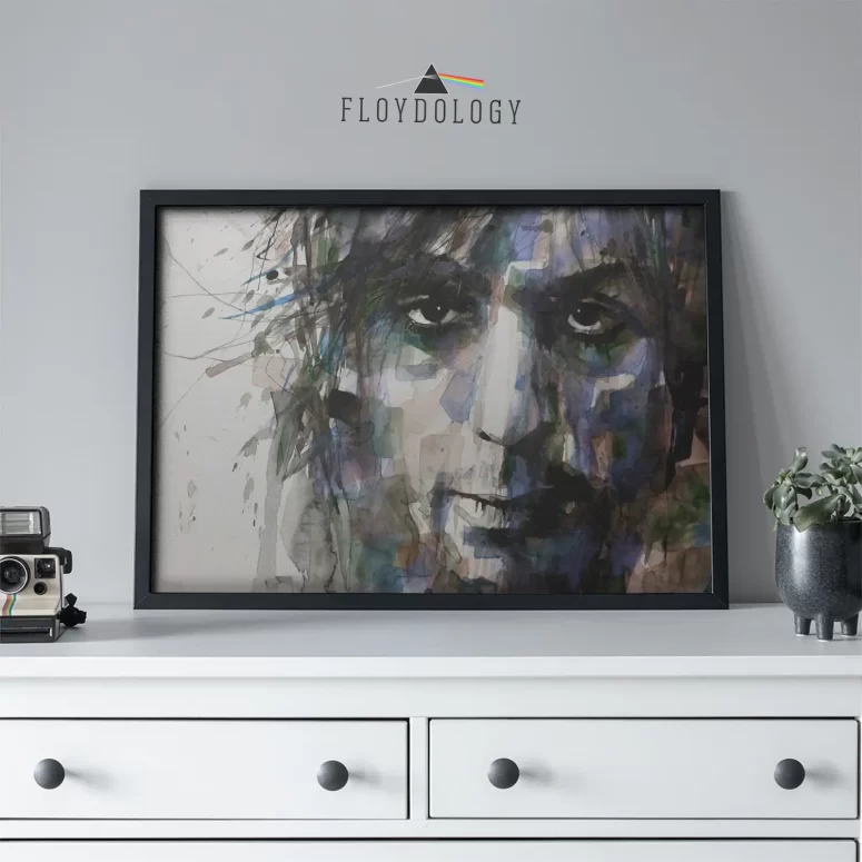 Syd Barrett Portrait Painting - Pink Floyd Poster