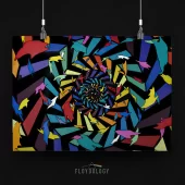 Left2d Backpack Golden Dark Side Of The Moon - OtherBrick