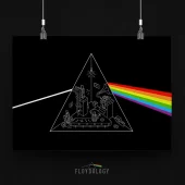 Left2d Backpack Golden Dark Side Of The Moon - OtherBrick