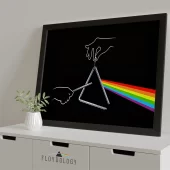 Left2d Backpack Golden Dark Side Of The Moon - OtherBrick