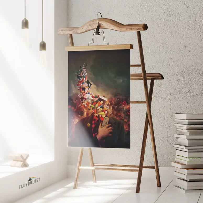 Comfortably Numb Abstract - Pink Floyd Poster Comfortably Numb Abstract - Pink Floyd Poster