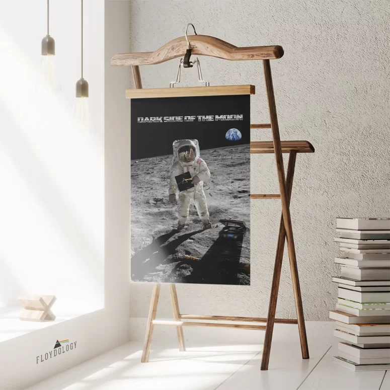 Dark Side Of The Moon from sealed NASA files - Pink Floyd Poster