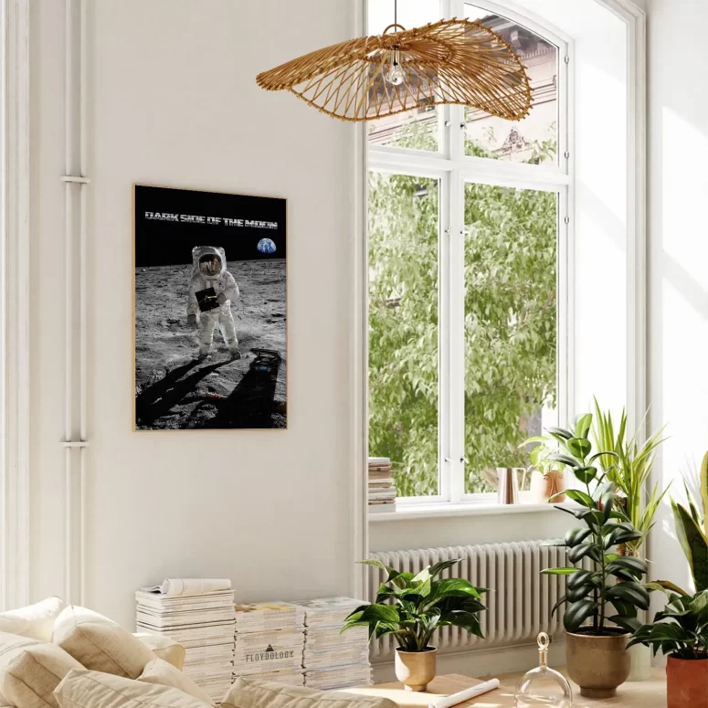 Dark Side Of The Moon from sealed NASA files - Pink Floyd Poster