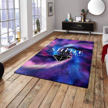 Shine On You Crazy Diamond Galaxy - Pink Floyd Rug