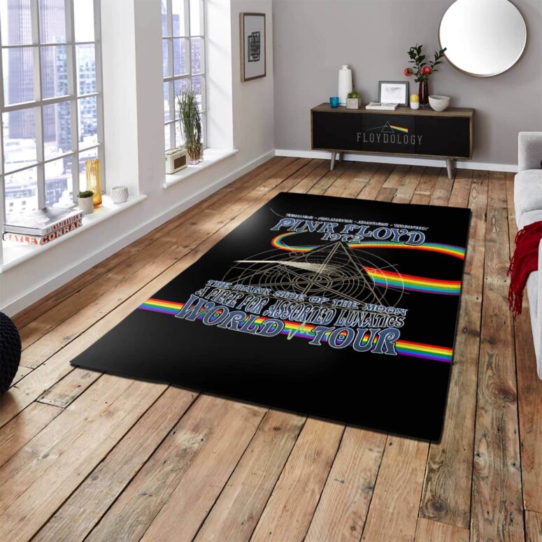 DSOTM Assorted Lunatics World Tour - Pink Floyd Rug DSOTM Assorted Lunatics World Tour - Pink Floyd Rug
