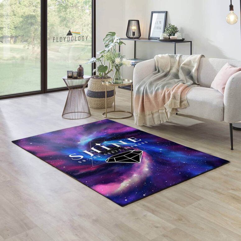 Shine On You Crazy Diamond Galaxy - Pink Floyd Rug