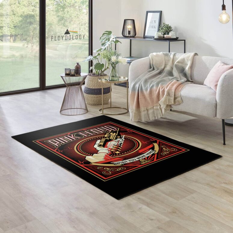 Wish You Were Here Black - Pink Floyd Rug Wish You Were Here Black - Pink Floyd Rug